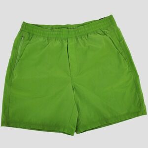 VRST All In Unlined Water Repellent Zippered Pocket Green Pulse Shine Mens Large